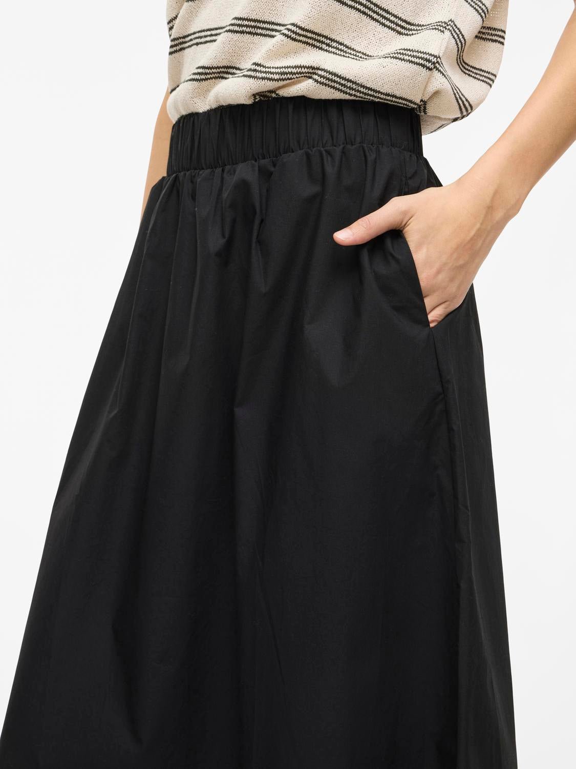 VISOPHIE Long Skirt - Black Beauty - VERO MODA & VILA Bergvik